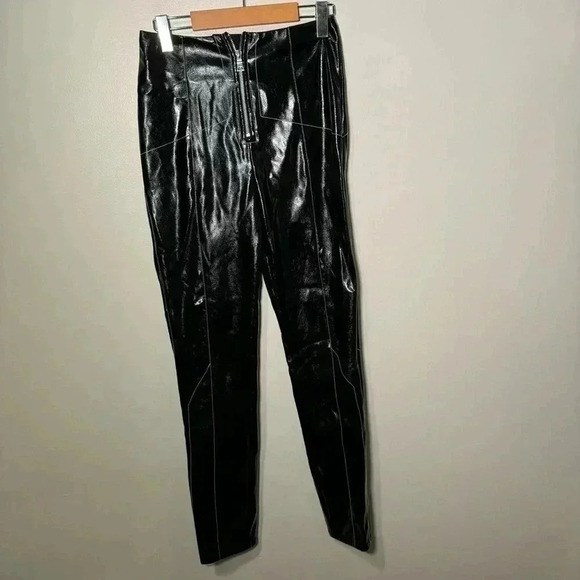 I.AM.GIA. Winona 2.0 Pants Jet Black Faux Leather Motocross Bikercore Size S - Picture 4 of 7